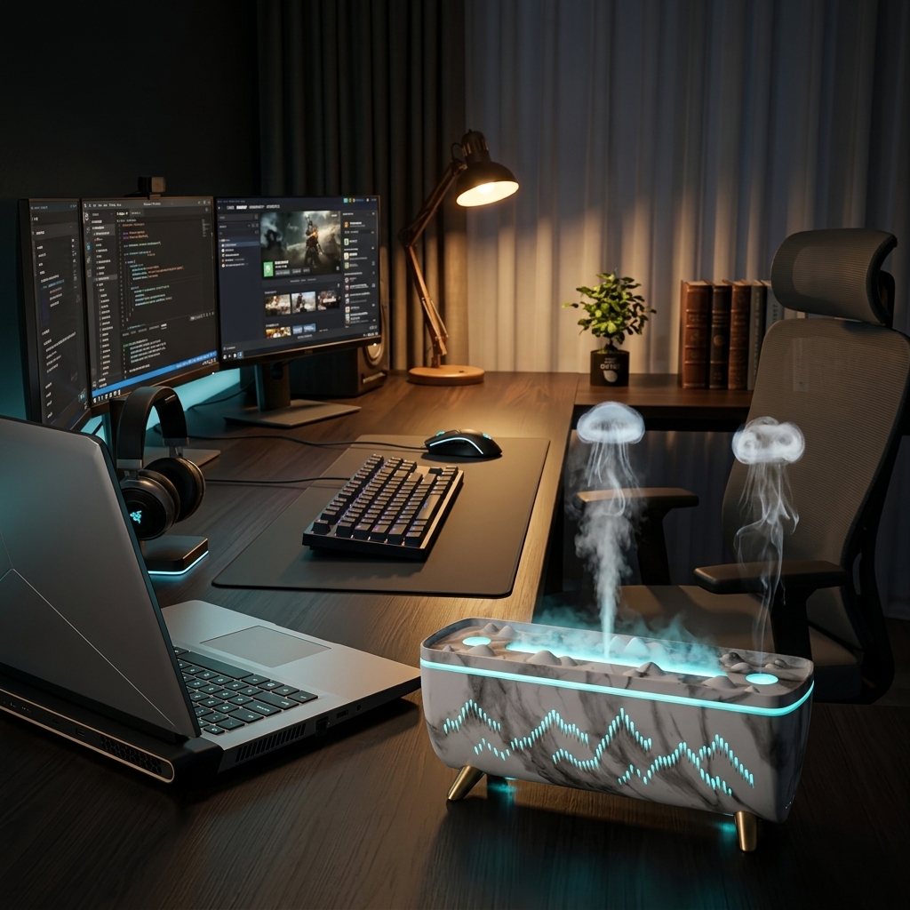 Desk & Home Office Setup Scene